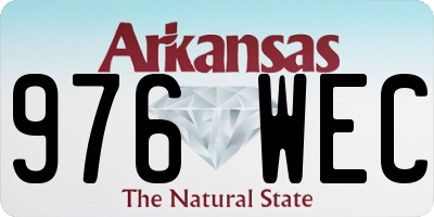 AR license plate 976WEC