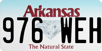 AR license plate 976WEH