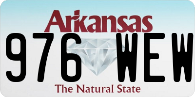AR license plate 976WEW