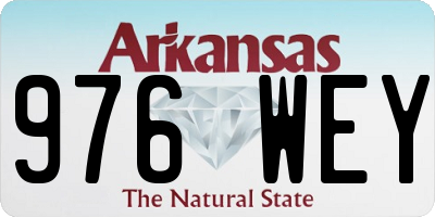 AR license plate 976WEY
