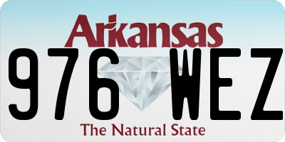 AR license plate 976WEZ