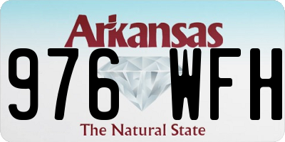 AR license plate 976WFH