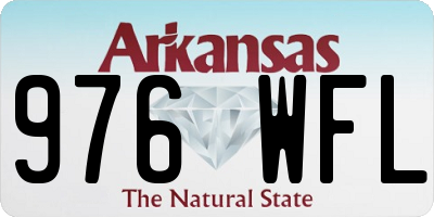 AR license plate 976WFL