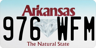 AR license plate 976WFM