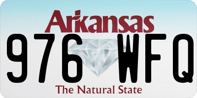 AR license plate 976WFQ