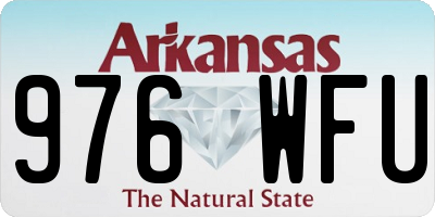 AR license plate 976WFU