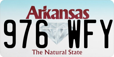 AR license plate 976WFY
