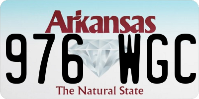 AR license plate 976WGC