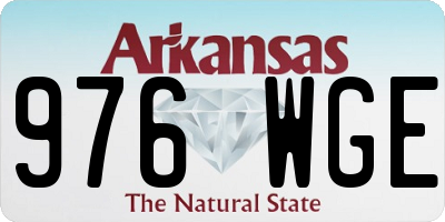 AR license plate 976WGE