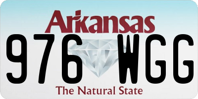 AR license plate 976WGG