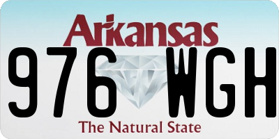 AR license plate 976WGH