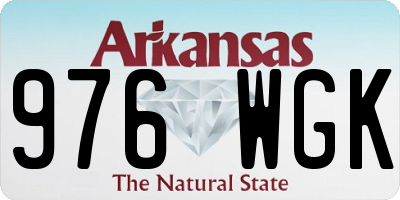 AR license plate 976WGK