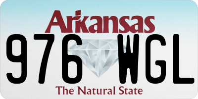AR license plate 976WGL