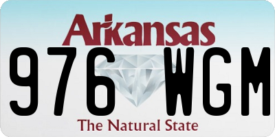 AR license plate 976WGM