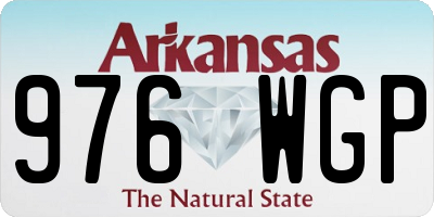 AR license plate 976WGP