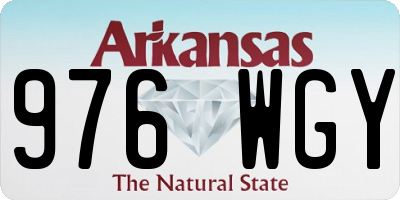 AR license plate 976WGY