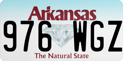 AR license plate 976WGZ