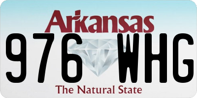AR license plate 976WHG