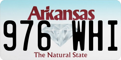 AR license plate 976WHI