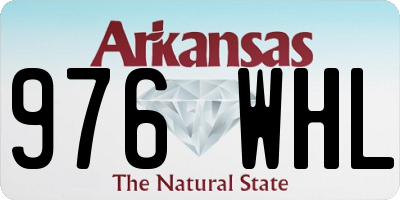AR license plate 976WHL