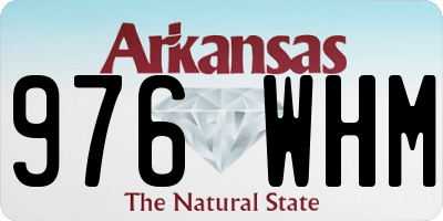 AR license plate 976WHM