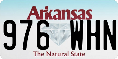 AR license plate 976WHN