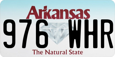 AR license plate 976WHR
