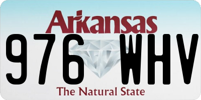 AR license plate 976WHV