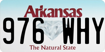 AR license plate 976WHY