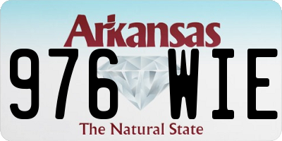 AR license plate 976WIE
