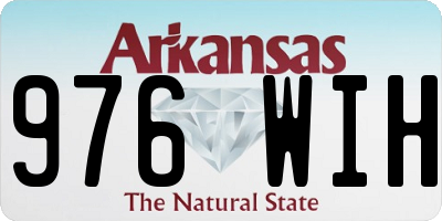 AR license plate 976WIH