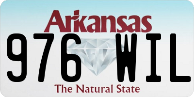 AR license plate 976WIL