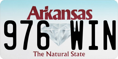 AR license plate 976WIN