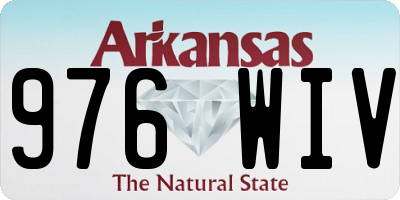 AR license plate 976WIV