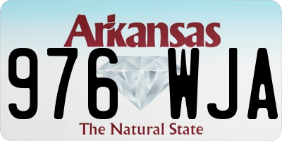 AR license plate 976WJA