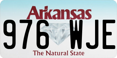 AR license plate 976WJE
