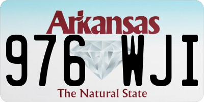 AR license plate 976WJI