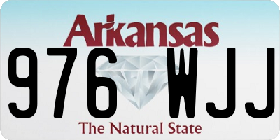 AR license plate 976WJJ