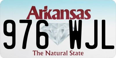 AR license plate 976WJL