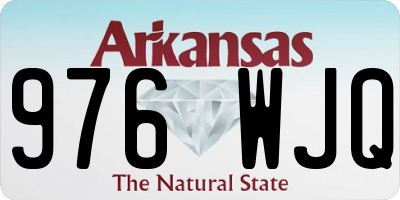 AR license plate 976WJQ