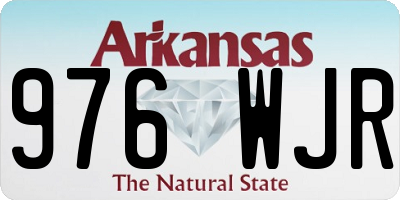 AR license plate 976WJR