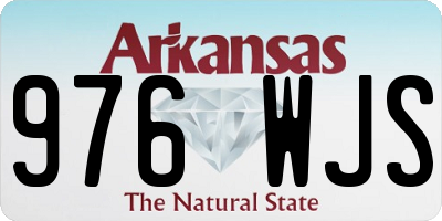 AR license plate 976WJS