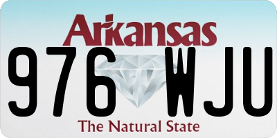 AR license plate 976WJU