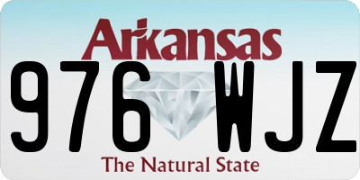 AR license plate 976WJZ