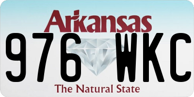 AR license plate 976WKC