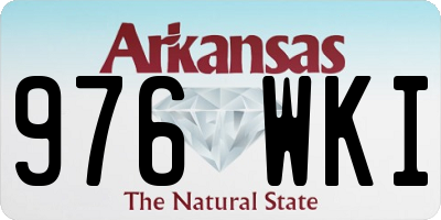 AR license plate 976WKI