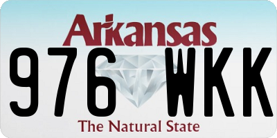 AR license plate 976WKK