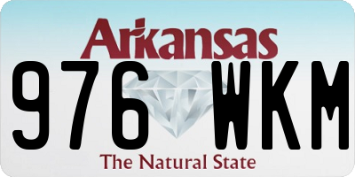 AR license plate 976WKM
