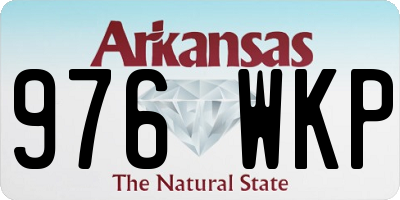 AR license plate 976WKP
