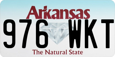 AR license plate 976WKT